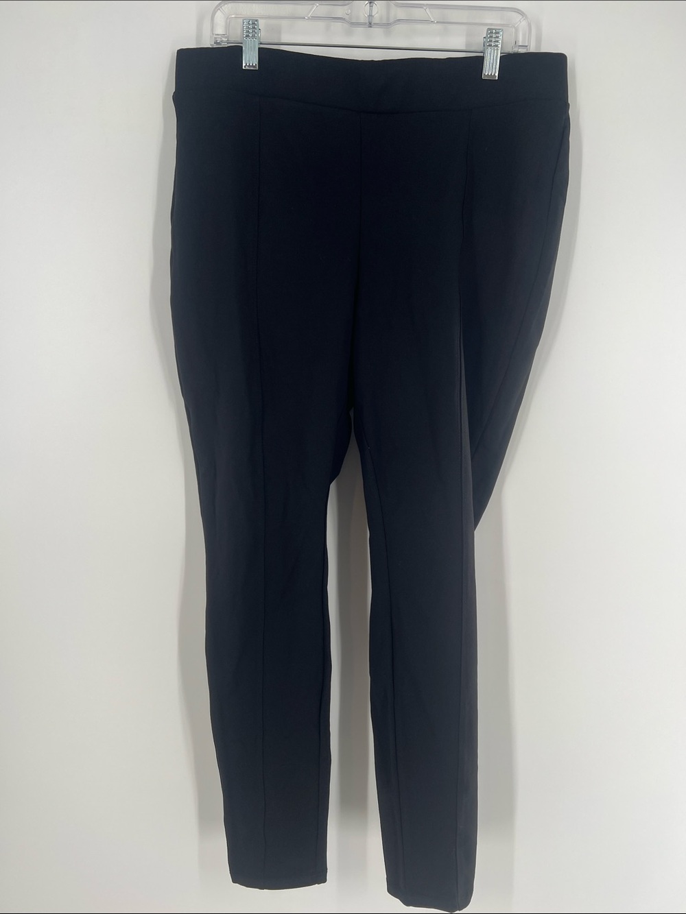 Time and Tru Black High Rise Stretch Ponte Jegging Pant NWT Size 14